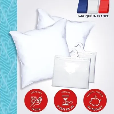 Image de Coussin DODO Blanc 60 x 60 cm 2 pièces