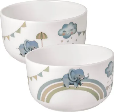 Image de Villeroy & Boch Bol à céréales pour enfants Boho Kids Walk like an Elephant