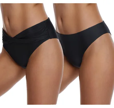Produktbild von Bikinibroekje mit hoher und niedriger Taille, 5 Paar, Größe XXL, für Damen