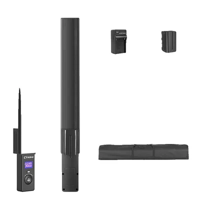 Image de Lumière vidéo RGB, bicolore 3200K-5600K, 2500 lumens , lumière RGB seulement