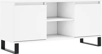 Produktbild von vidaXL TV-Schrank Weiß 104x35x50 cm Holzwerkstoff
