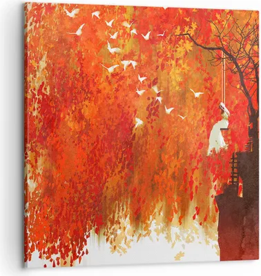 Produktbild von Bild auf Leinwand - Leinwandbild - Frau Abstraktion - 60x60cm - Wand Bild - Wanddeko - Wandbilder - Leinwanddruck - Bilder - Kunstdruck - Wanddekoration - Leinwand bilder - Wandkunst - AC60x60-3836