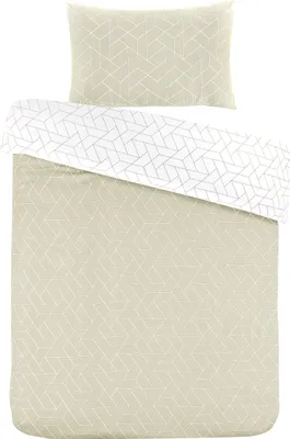 Produktbild von Bettwäsche Florence 100-GB Beige 200cm x 200cm / 50cm x 75cm (2 Stk.)