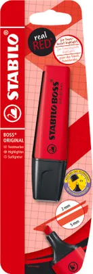 Produktbild von STABILO Textmarker - BOSS ORIGINAL REALRED - Einzelstift - rot karminrot