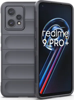 Immagine prodotto di OPPO Realme 9 Pro+ Custodia, Custodia protettiva in silicone TPU morbido antiurto per OPPO Realme 9 Pro+ Grigio Scuro