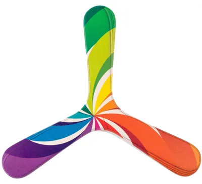Produktbild von Bumerang Wallaby Boomerang Rainbow WB003 Regenbogen 24 cm