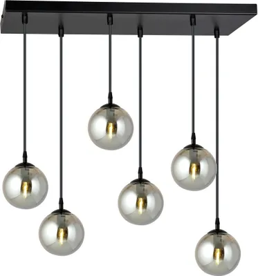 Immagine prodotto di Lampadario Emibig 6xE14 40W COSMO 6 BL/GRAFITE 712/6