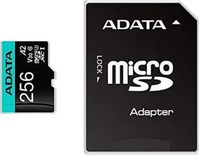 Produktbild von Premier Pro 256 GB microSDXC (UHS-I U3, Class 10, V30, A2)