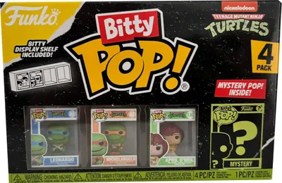Produktbild von FUNKO Bitty POP - Teenage Mutant Ninja Turtle Leonardo #4er Pack