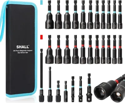 Produktbild von SHALL 29-teiliges magnetisches Steckschlüsselset mit Aufbewahrungstasche