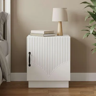 Immagine prodotto di vidaXL Comodino bianco 43 x 34,5 x 47 cm in MDF