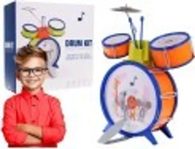 Zdjęcie produktu dla kolorowa trzybębnowa PERKUSJA SAFARI Instrument dla dzieci