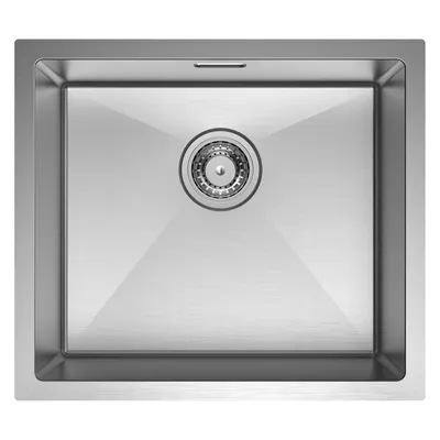 Produktbild von CECIPA Gebürstete Küchenspüle 50*44CM handgefertigte Spüle Installation unter der Bühne Spülbecken Edelstahlspüle