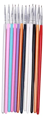 Produktbild von 12-teiliges Set Künstlerpinsel, feine Pinsel für Acryl- und Aquarellmalerei