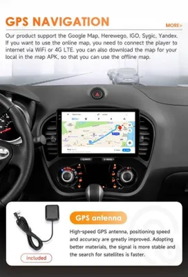 Immagine prodotto di Autoradio 2 DIN con touchscreen, Android Auto, Apple CarPlay, GPS e Bluetooth per auto
