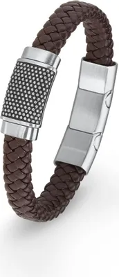 Produktbild von S.Oliver Herren Leder Armband 2015052