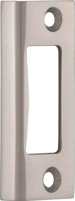 Image de Gâche équerre 10.401, profondeur de feuillure 24 mm, effet inox