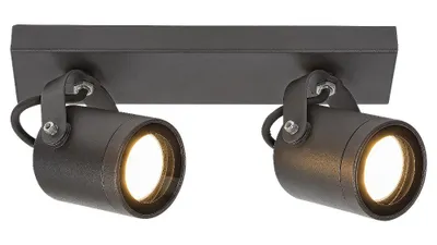 Produktbild von Rabalux 7930 Außenwandleuchte Elva, GU10, Aluminium, anthrazit, Industriell, IP44, 30cm