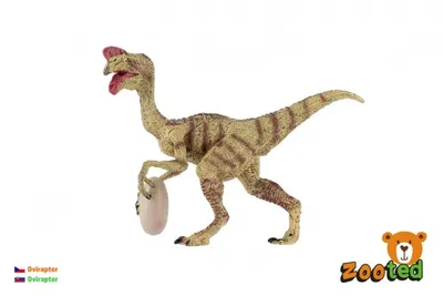 Produktbild von Oviraptor mit Ei zooted Kunststoff 12cm in Tasche