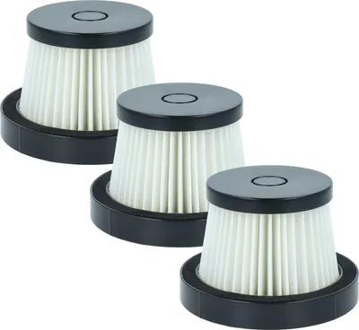 Produktbild von vhbw 3x Staubsaugerfilter kompatibel mit BuTure JR700, JR400 Staubsauger - Schmutzfilter, Filtereinheit