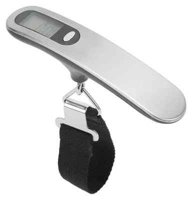 Image de Balance à main, balance numérique avec écran transparent, idéale pour peser des bagages et pour des pesées express