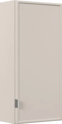 Produktbild von Hängender Badezimmerschrank 35 Cm, Kaschmir Matt, Gefräst, 1 Tür