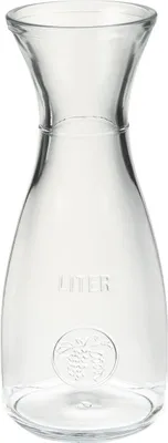 Image de Carafe en verre, carafe pour eau, jus de fruits, transparente, élégante, gastronomique Bacchus 1 l
