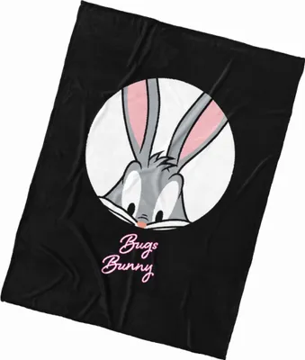 Obrázek produktu pro Mikroplyšová deka Bugs Bunny Black Art 150x200 cm