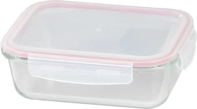 Image de Boîte de conservation MagicHome, rectangulaire, 1000 ml, avec couvercle Clip, en verre