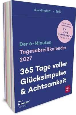 Zdjęcie produktu dla Kalendarz na rok 2027 z 365 stronami pełnymi pozytywnych afirmacji i ćwiczeń mindfulness