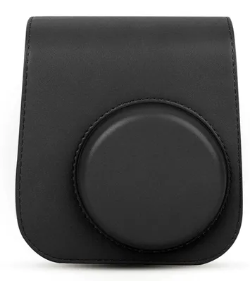 Produktbild von Kunstledertasche mit Schulterriemen für die Fujifilm Instax Mini 11 Kamera – Schwarz