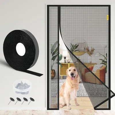 Produktbild von Magnetisches Fliegengitter für Türen - Insektenschutz - 90 x 210 cm