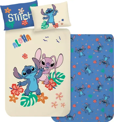 Produktbild von Babybettwäsche  Disney's Lilo & Stitch "Aloha" 100x135 + 40x60 cm