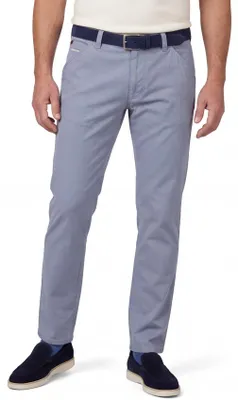 Produktbild von Meyer Baumwollhose Chicago blau gestreift
