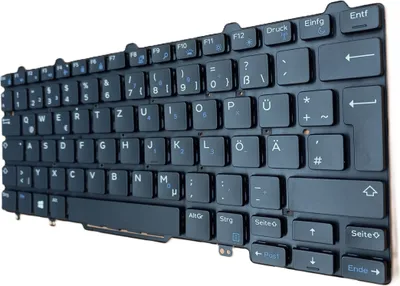 Produktbild von DEUTSCHE-Tastatur Keyboard Beleuchtung kompatibel für DEll LatituDE 12 (7275-9MD27)