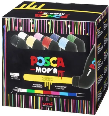 Zdjęcie produktu dla POSCA Marker UNI MOP´R PCM-22 8er Set