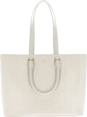 Produktbild von LACOSTE Schultertasche Handtasche Maheki Shopping Bag Bone White creme