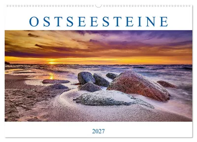 Produktbild von Ostseesteine (Wandkalender 2027 DIN A2 quer), CALVENDO Monatskalender