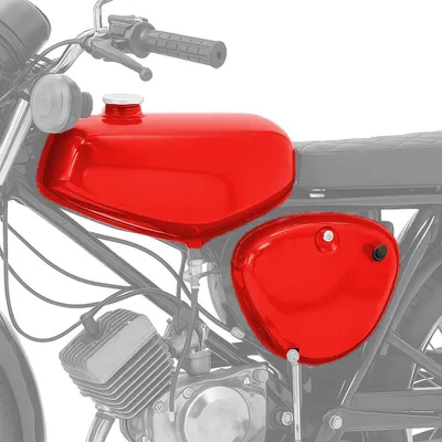 Immagine prodotto di Serbatoio / serbatoio benzina per Simson S51 / S50 / S70 con coperchio laterale Candy La