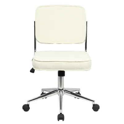 Image de SVITA LIV Chaise de bureau Chaise de bureau réglable en hauteur avec roulettes blanc