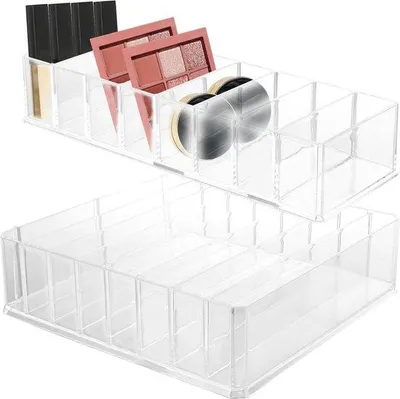 Produktbild von Kosmetik-Organizer 8 Fach Acryl Schminktisch mit Schublade