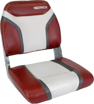 Produktbild von Waterside Captain Deluxe Bootssitz, rot/weiß