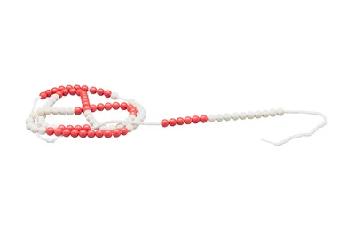 Produktbild von Rechenkette 100er Zahlenraum rot/weiß aus RE-Plastic°