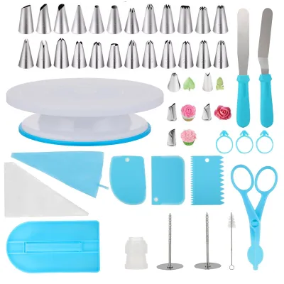 Image de Kit de décoration de gâteaux - 65 pièces, idéal pour les débutants et les professionnels