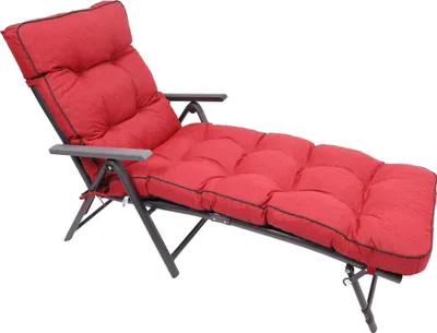 Produktbild von TexDeko® Ecolen Liegenauflage Premium 190x60cm, Antirutsch-Boden, UV-Schutz, wasserabweisend, bequemes Polster für Gartenliege, Liegestuhl (Bordeaux)