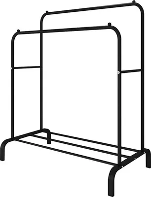 Immagine prodotto di Appendiabiti Udear Appendiabiti autoportante Doppie aste Appendiabiti multifunzionale per la camera da letto