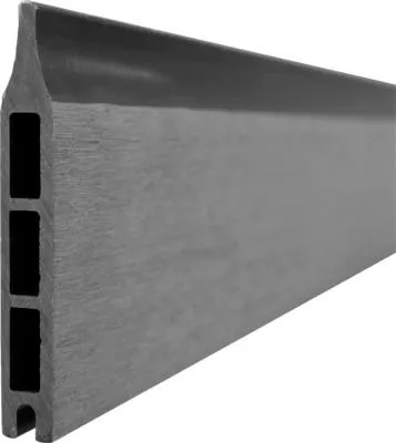 Produktbild von Zaunlamelle Wollbach WPC 175 x 14 x 2 cm grau