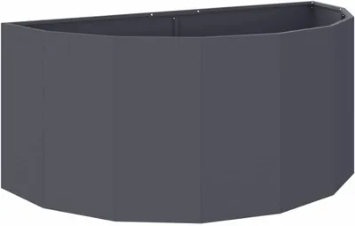 Produktbild von Pflanzkübel in Anthrazit, 120 x 60 x 50 cm, aus Stahl