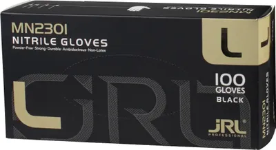 Produktbild von Nitril Handschuhe L Schwarz