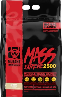 Produktbild von Mutant Mass XXXTREME 2500 9070g Cookies & Cream